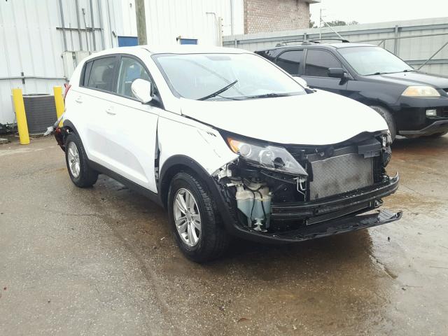 KNDPB3A20B7014288 - 2011 KIA SPORTAGE L WHITE photo 1