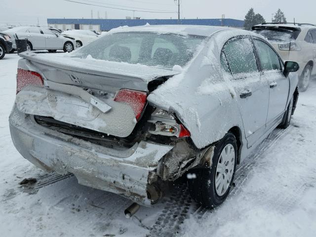 2HGFA15259H014087 - 2009 HONDA CIVIC DX SILVER photo 4