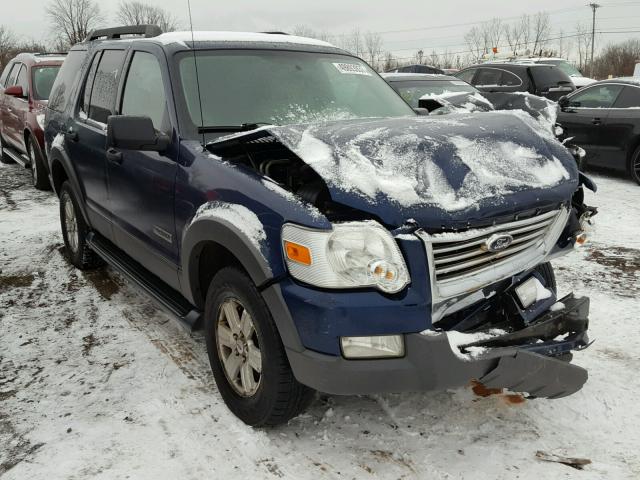 1FMEU63E96UB34586 - 2006 FORD EXPLORER X BLUE photo 1