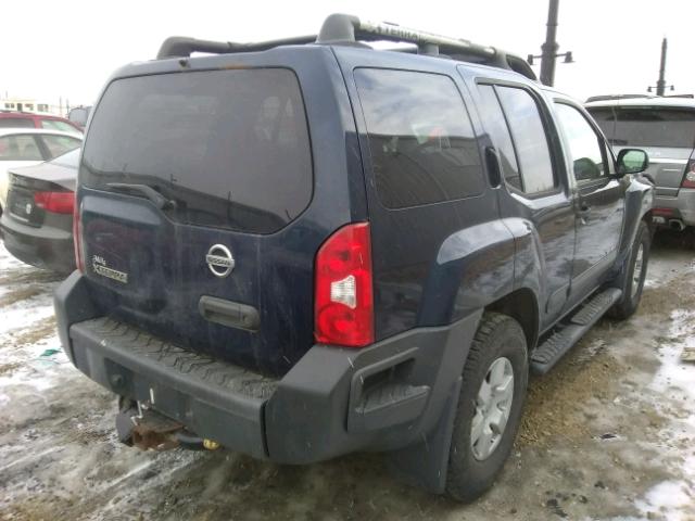 5N1AN08W26C546008 - 2006 NISSAN XTERRA OFF BLUE photo 4