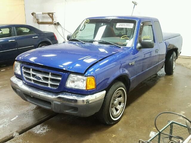 1FTYR44U73PB69618 - 2003 FORD RANGER SUP BLUE photo 2