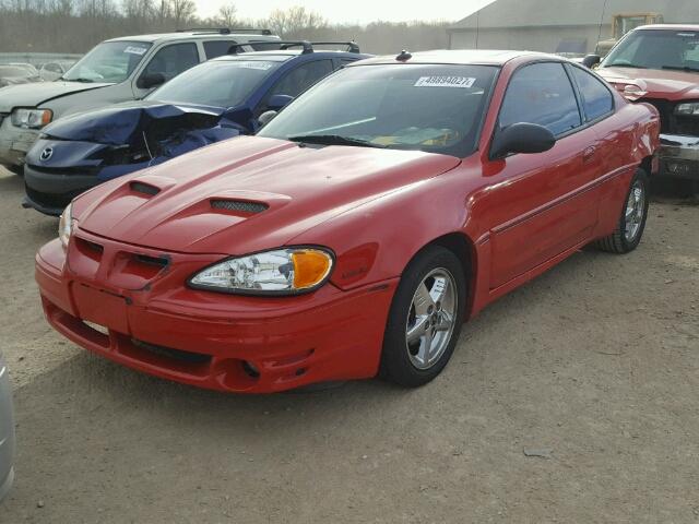 1G2NV12EX5M117045 - 2005 PONTIAC GRAND AM G RED photo 2