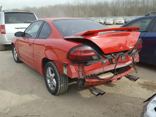 1G2NV12EX5M117045 - 2005 PONTIAC GRAND AM G RED photo 3