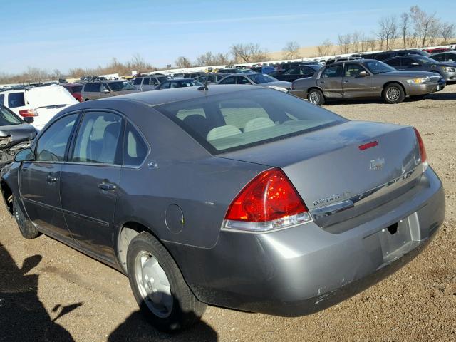 2G1WB58K779108826 - 2007 CHEVROLET IMPALA LS GRAY photo 3