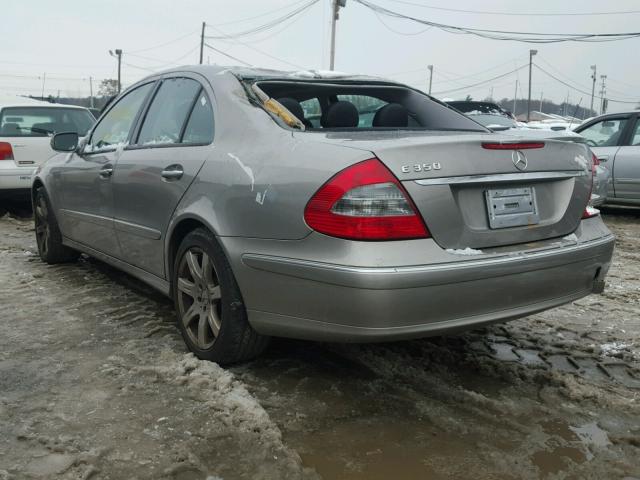 WDBUF87X97X214650 - 2007 MERCEDES-BENZ E 350 4MAT SILVER photo 3