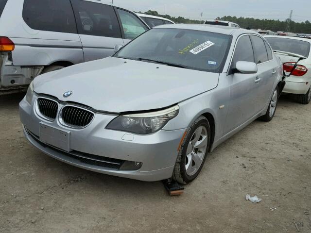 WBANU535X8CT17337 - 2008 BMW 528 I SILVER photo 2
