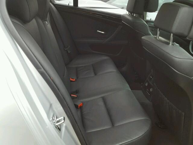 WBANU535X8CT17337 - 2008 BMW 528 I SILVER photo 6