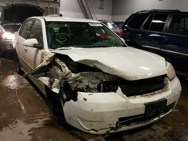 1G1ZT51836F299529 - 2006 CHEVROLET MALIBU LT WHITE photo 1