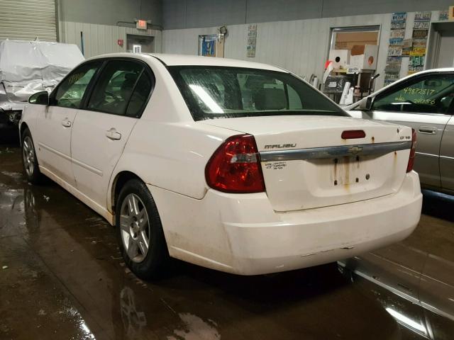 1G1ZT51836F299529 - 2006 CHEVROLET MALIBU LT WHITE photo 3