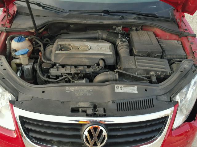 WVWBW7AH4BV002960 - 2011 VOLKSWAGEN EOS KOMFOR RED photo 7