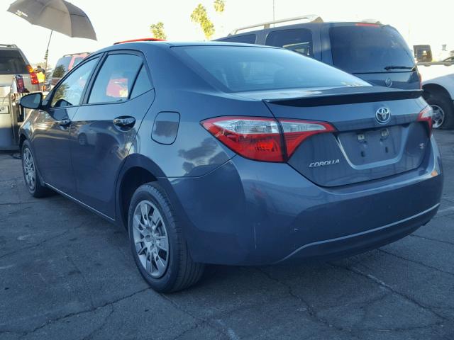 5YFBURHE7EP131389 - 2014 TOYOTA COROLLA L GRAY photo 3