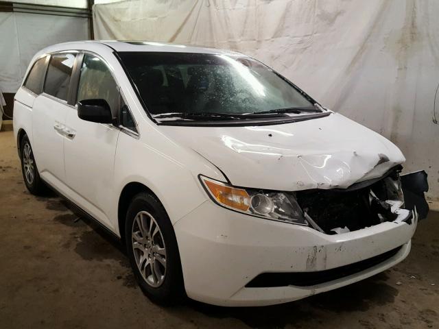 5FNRL5H64CB033772 - 2012 HONDA ODYSSEY EX WHITE photo 1