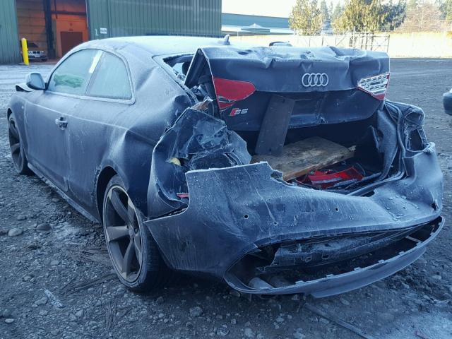 WAUVVAFR9BA058220 - 2011 AUDI S5 PRESTIG BLACK photo 3