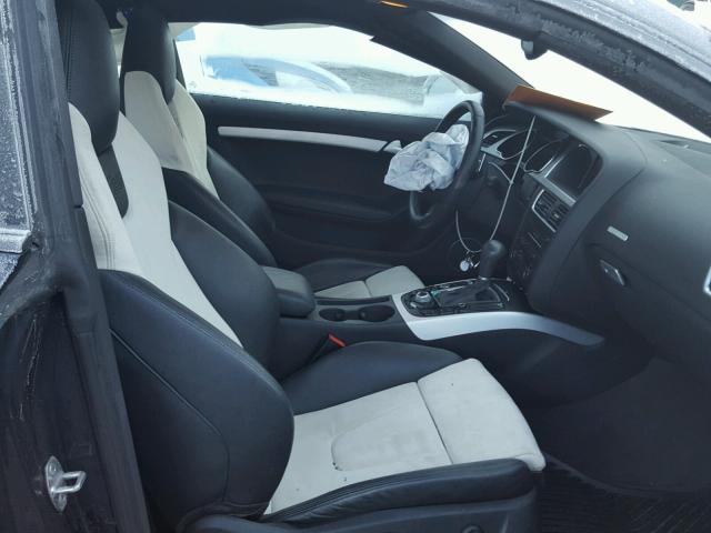 WAUVVAFR9BA058220 - 2011 AUDI S5 PRESTIG BLACK photo 5