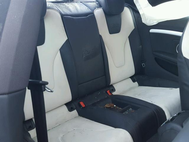 WAUVVAFR9BA058220 - 2011 AUDI S5 PRESTIG BLACK photo 6