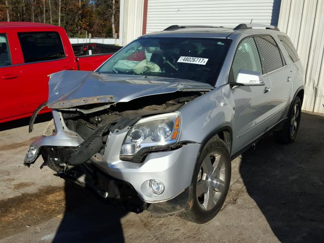 1GKLRMED0AJ132746 - 2010 GMC ACADIA SLT ვერცხლისფერი ფოტო 2