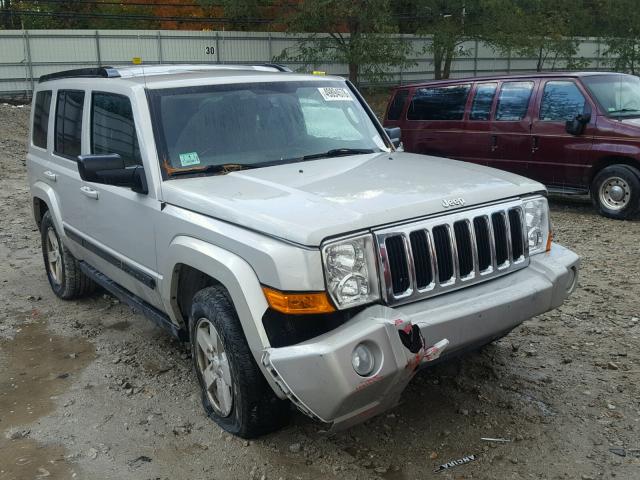 1J8HG48KX8C196754 - 2008 JEEP COMMANDER SILVER photo 1