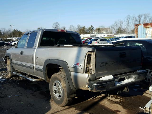 2GCEK19V921158400 - 2002 CHEVROLET SILVERADO GRAY photo 3