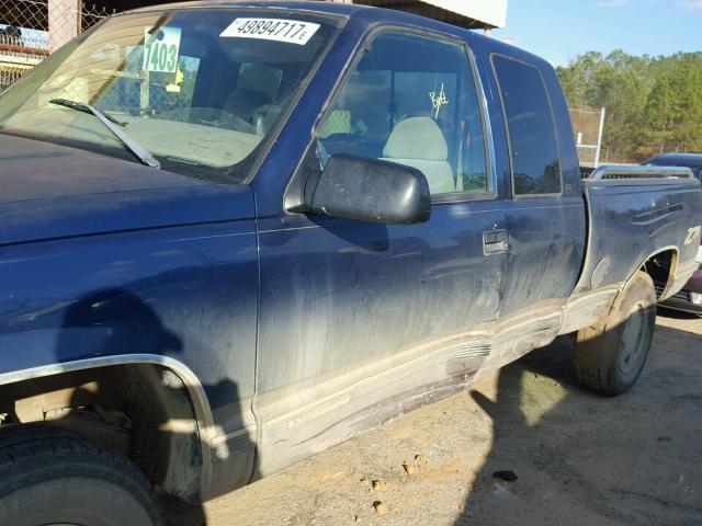 1GTEK19R2WE537892 - 1998 GMC SIERRA K15 BLUE photo 9