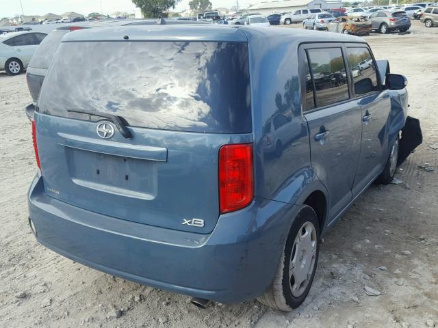 JTLKE50E091094525 - 2009 TOYOTA SCION XB BLUE photo 4