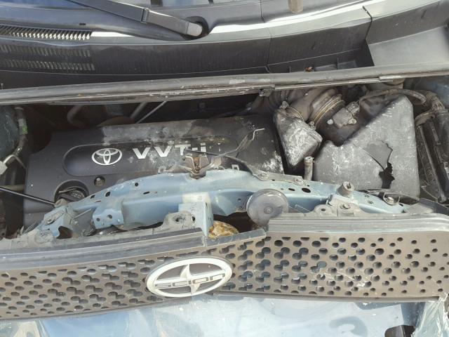 JTLKE50E091094525 - 2009 TOYOTA SCION XB BLUE photo 7