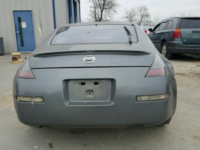 JN1AZ34D44M103335 - 2004 NISSAN 350Z COUPE GRAY photo 6