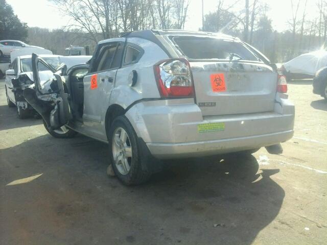 1B3HB48B87D533776 - 2007 DODGE CALIBER SX GRAY photo 3