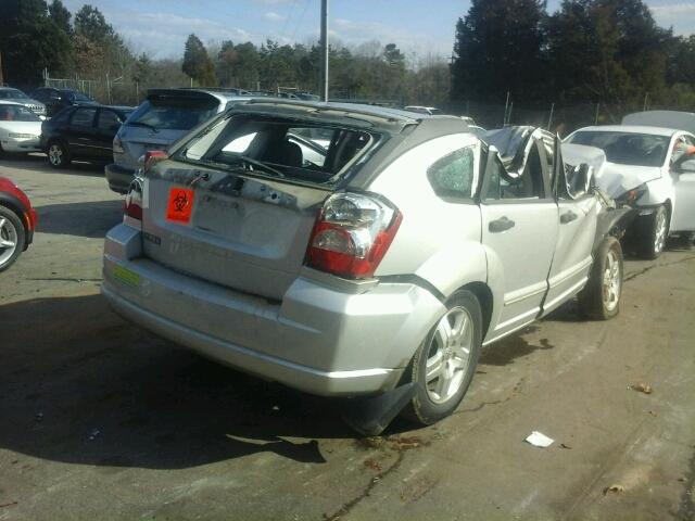 1B3HB48B87D533776 - 2007 DODGE CALIBER SX GRAY photo 4