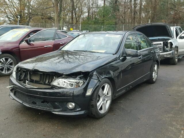 WDDGF5EB6AR096434 - 2010 MERCEDES-BENZ C 300 黑色 照片 2