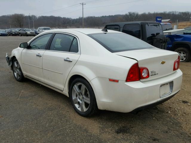 1G1ZC5E02CF351538 - 2012 CHEVROLET MALIBU 1LT WHITE photo 3