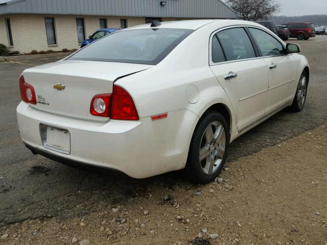 1G1ZC5E02CF351538 - 2012 CHEVROLET MALIBU 1LT WHITE photo 4