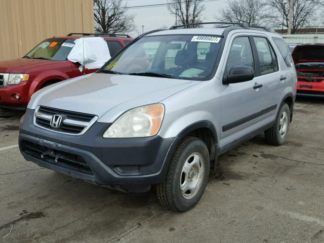 JHLRD78483C010597 - 2003 HONDA CR-V LX SILVER photo 2