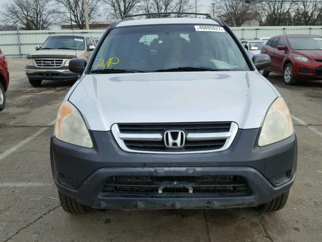 JHLRD78483C010597 - 2003 HONDA CR-V LX SILVER photo 9