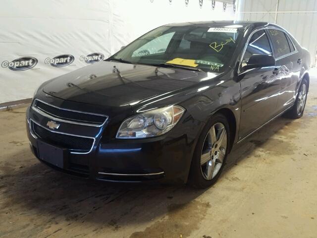 1G1ZJ57779F181184 - 2009 CHEVROLET MALIBU 2LT BLACK photo 2