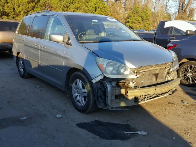 5FNRL38716B040597 - 2006 HONDA ODYSSEY EX GRAY photo 1