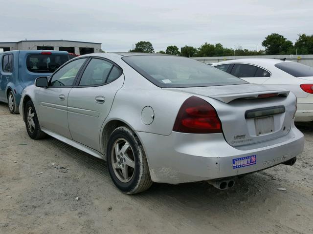 2G2WP522341134260 - 2004 PONTIAC GRAND PRIX SILVER photo 3