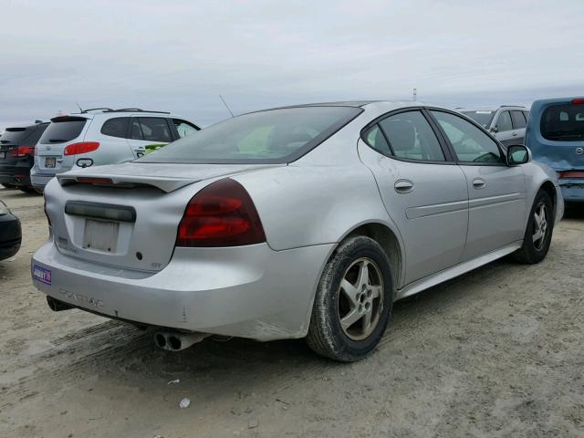 2G2WP522341134260 - 2004 PONTIAC GRAND PRIX SILVER photo 4