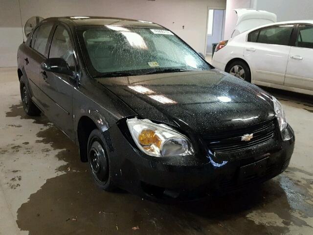 1G1AL55F277354165 - 2007 CHEVROLET COBALT LT BLACK photo 1