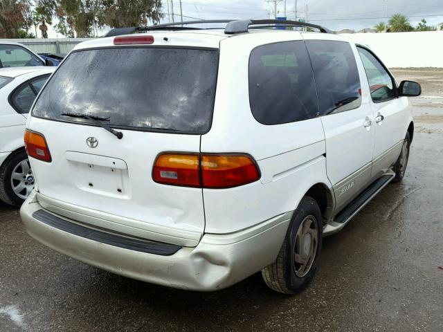 4T3ZF13C6YU276479 - 2000 TOYOTA SIENNA LE WHITE photo 4