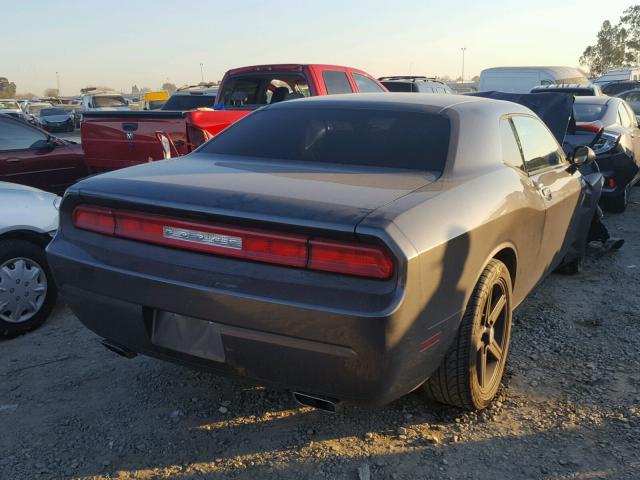 2C3CDYAGXEH107429 - 2014 DODGE CHALLENGER GRAY photo 4