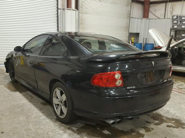 6G2VX12G34L293258 - 2004 PONTIAC GTO BLACK photo 3