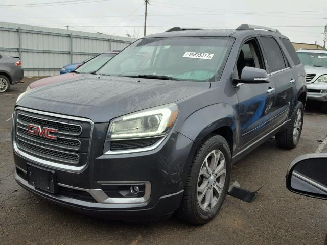 1GKKVRKD5EJ114631 - 2014 GMC ACADIA SLT GRAY photo 2