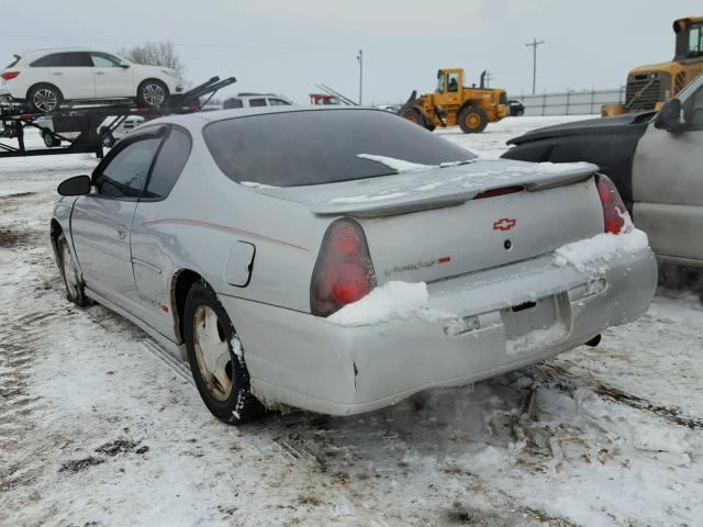 2G1WX12K2Y9336270 - 2000 CHEVROLET MONTE CARL SILVER photo 3