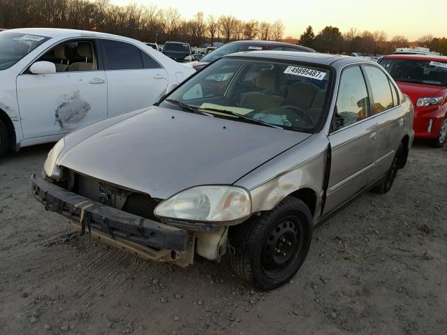 2HGEJ8641YH600711 - 2000 HONDA CIVIC EX თაფლისფერი ფოტო 2