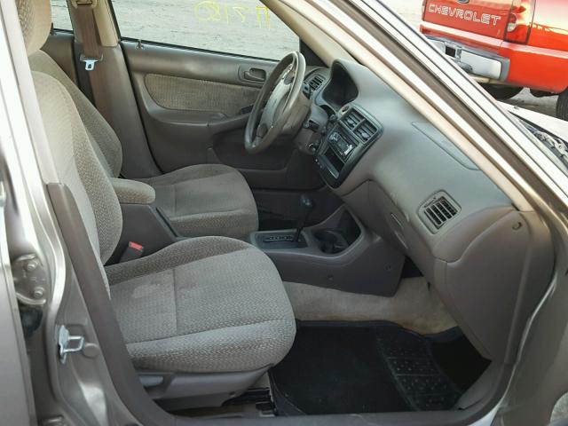 2HGEJ8641YH600711 - 2000 HONDA CIVIC EX თაფლისფერი ფოტო 5