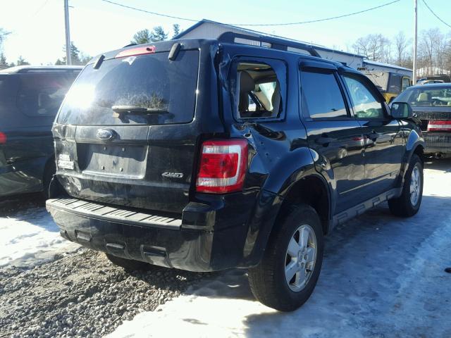 1FMCU93118KB91014 - 2008 FORD ESCAPE XLT BLACK photo 4