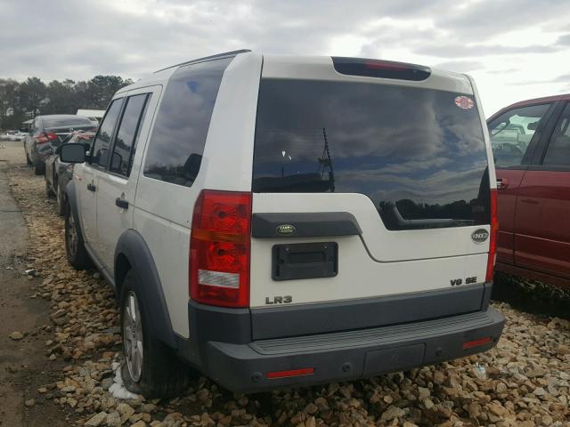 SALAE25415A346484 - 2005 LAND ROVER LR3 SE WHITE photo 3