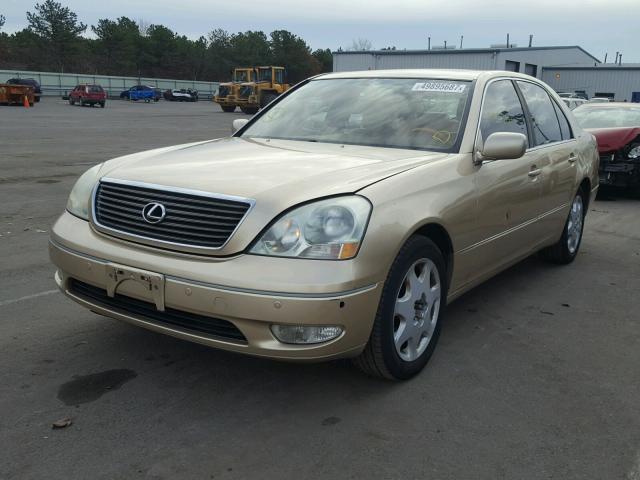 JTHBN30F230116335 - 2003 LEXUS LS 430 GOLD photo 2