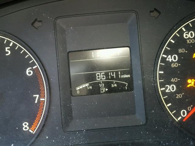 3VWDZ7AJ6BM336952 - 2011 VOLKSWAGEN JETTA SE 黑色 照片 8