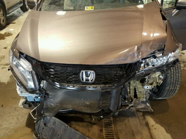 2HGFB2F89EH525608 - 2014 HONDA CIVIC EX BLACK photo 7